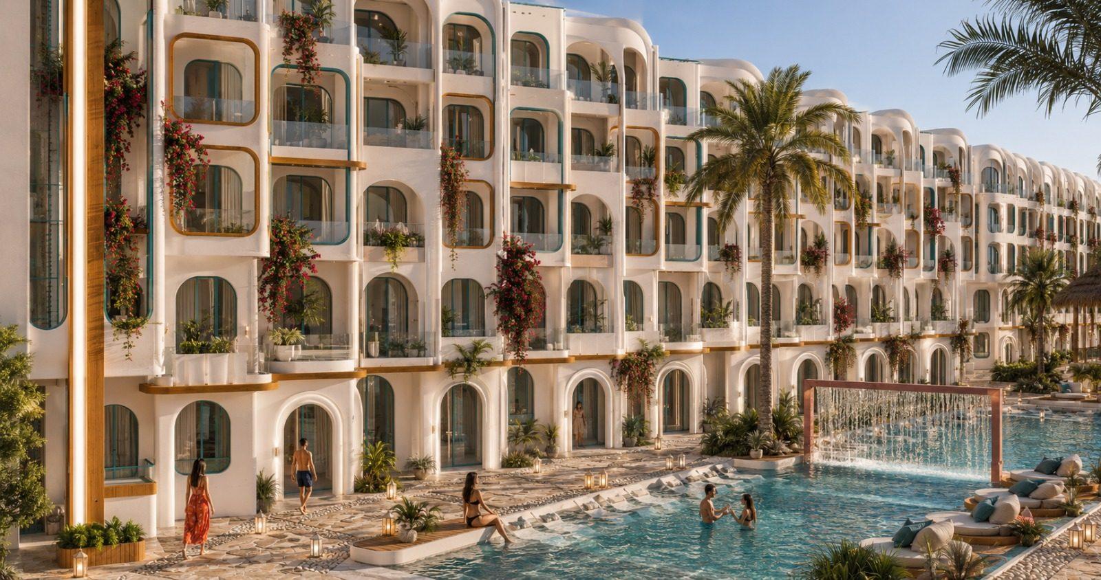 Photo 27 of First-Floor Studio with Pool & Sea View | 28 m² | Athena Beach Resort, Al Ahyaa, Hurghada