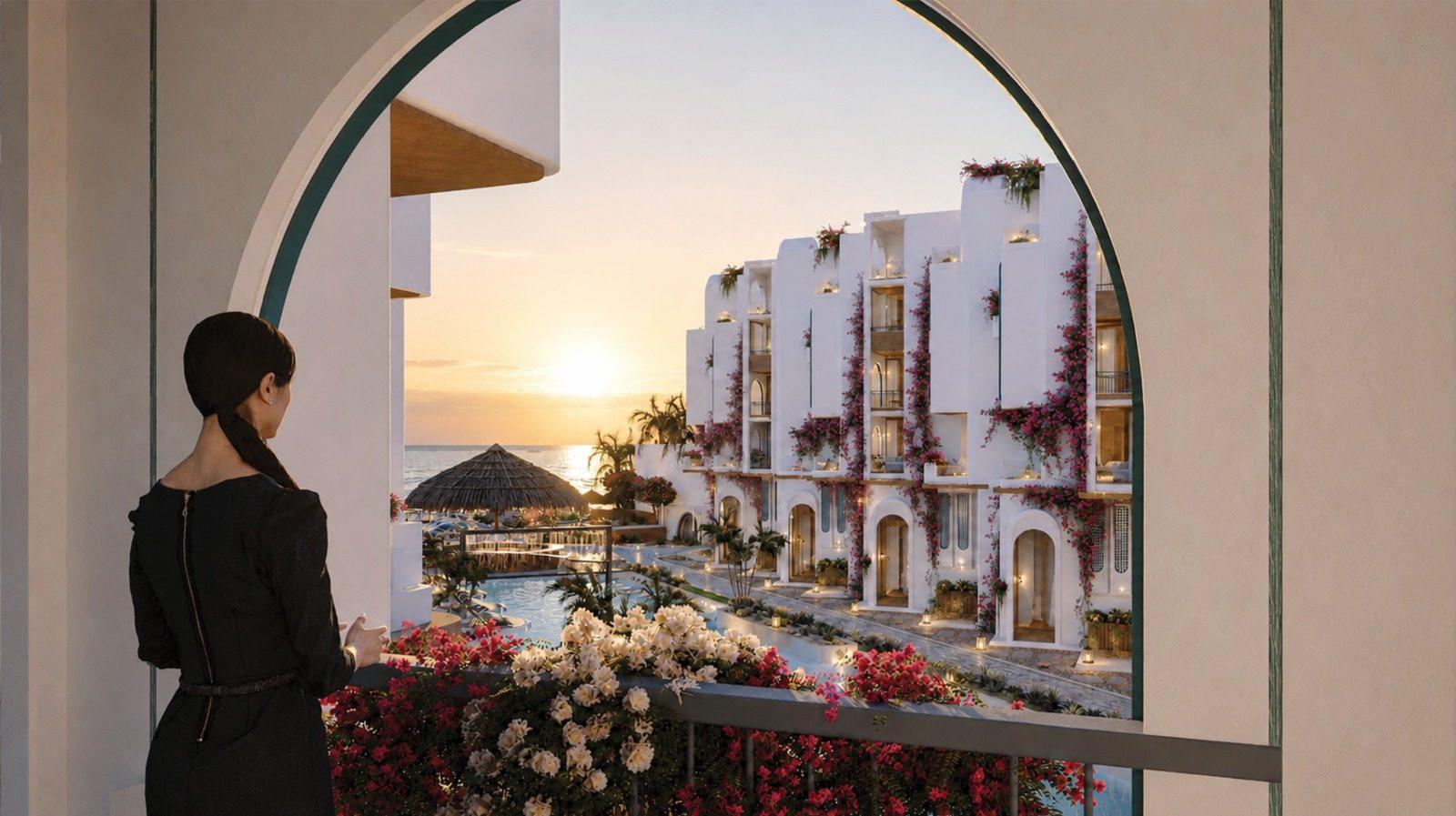 Photo 12 of Pool-Level Studio with Pool & Sea View | 45 m² | Athena Beach Resort, Al Ahyaa, Hurghada