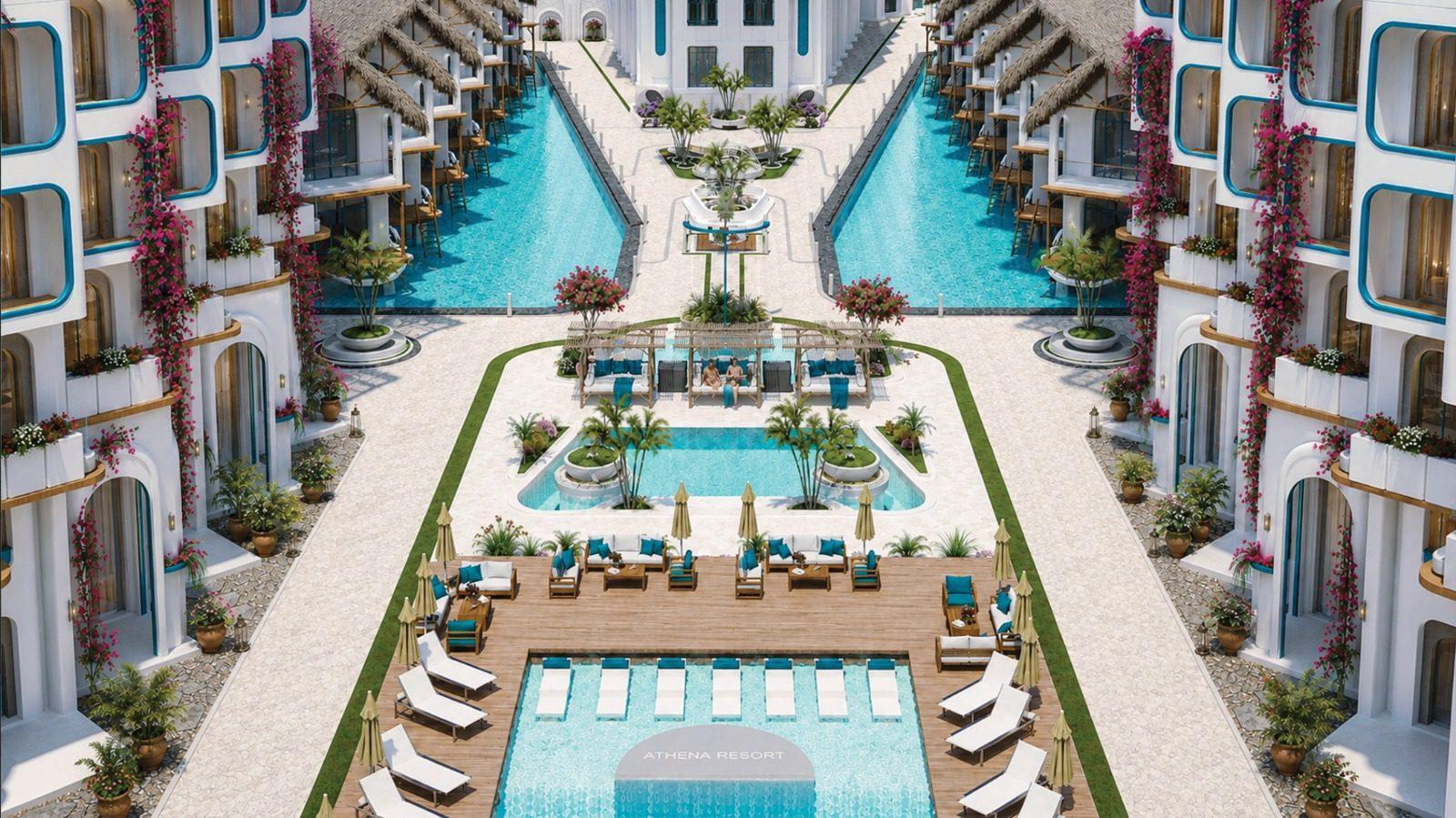 Photo 22 of Pool-Level Studio with Pool & Sea View | 45 m² | Athena Beach Resort, Al Ahyaa, Hurghada