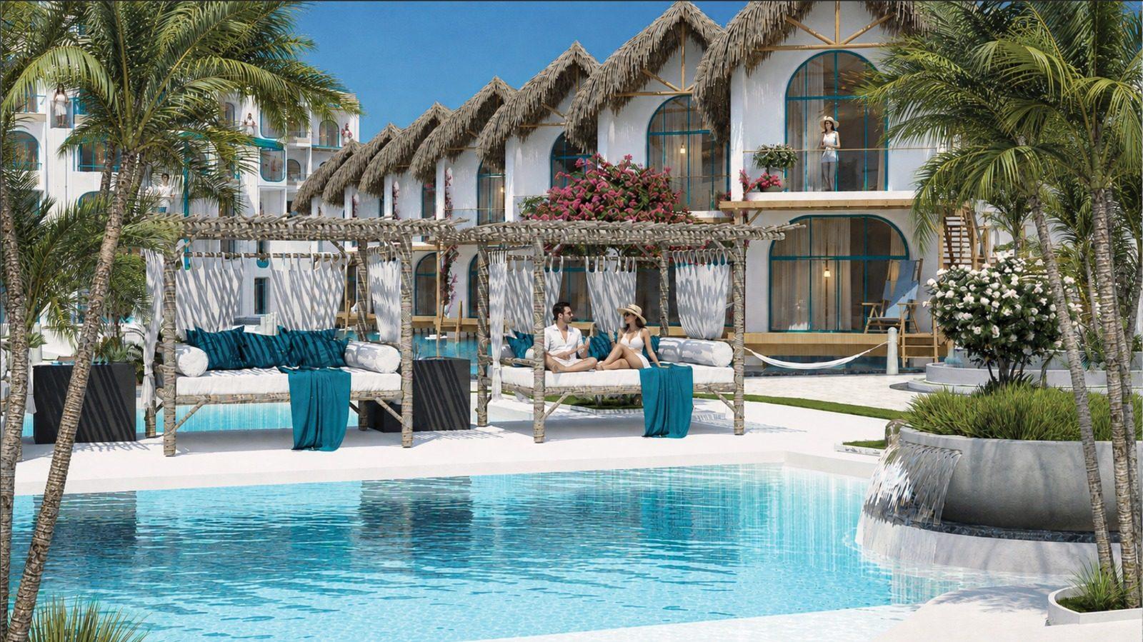 Photo 23 of Pool-Level Studio with Pool & Sea View | 45 m² | Athena Beach Resort, Al Ahyaa, Hurghada