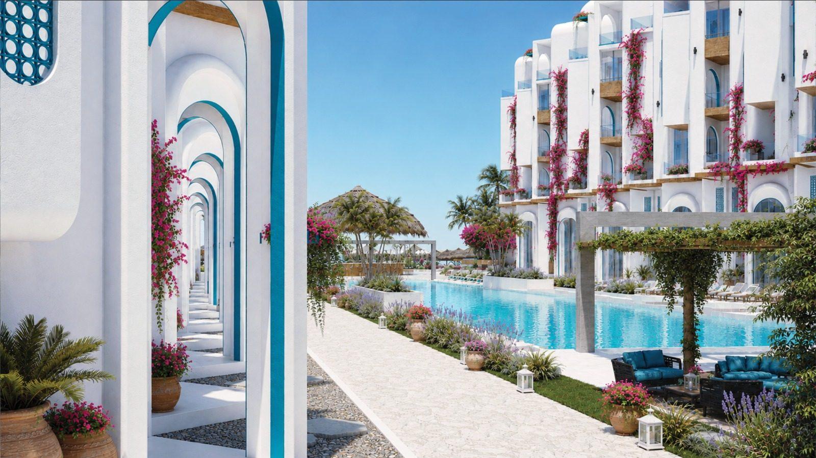 Photo 25 of Pool-Level Studio with Pool & Sea View | 45 m² | Athena Beach Resort, Al Ahyaa, Hurghada