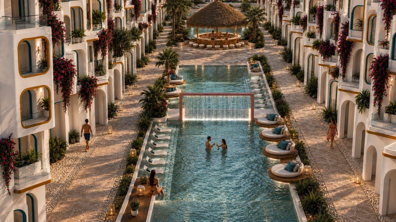 Photo 26 of Pool-Level Studio with Pool & Sea View | 45 m² | Athena Beach Resort, Al Ahyaa, Hurghada
