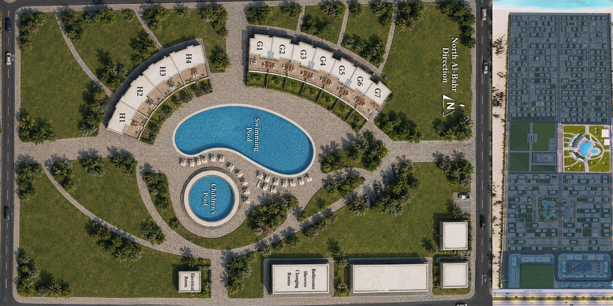 Photo 7 of 3-Bedroom Chalet in The Eye, Horus Village, Km 73 North Coast