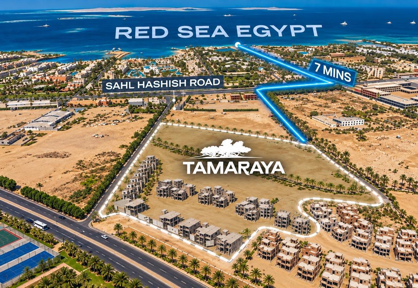 Photo 3 of 2-Bedroom Top-Floor Apartment, 137 m² + 107 m² Roof – Tamaraya, South Hurghada