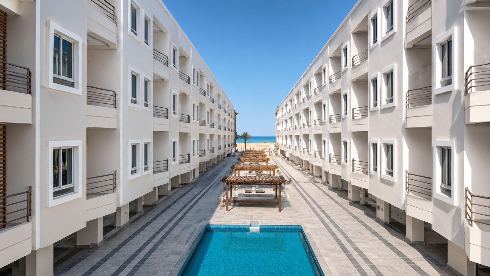 Photo 5 of 66 m² Top-Floor 1-Bedroom Apartment, Pool & Mamsha View – Grand Rock, El Mamsha, Hurghada