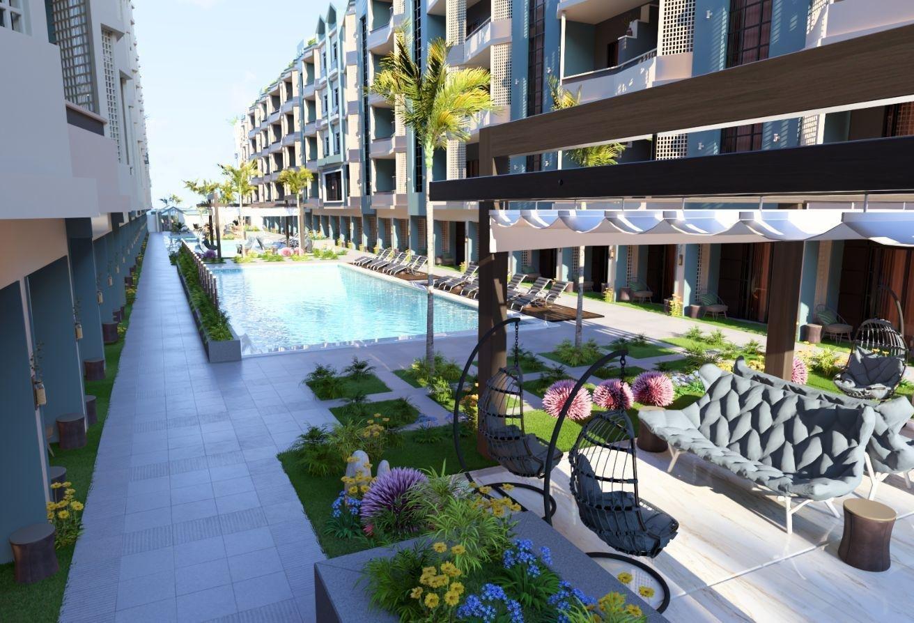 Photo 8 of 64 m² 1-Bedroom Apartment with Pool View in Hurghada Heights, Hurghada