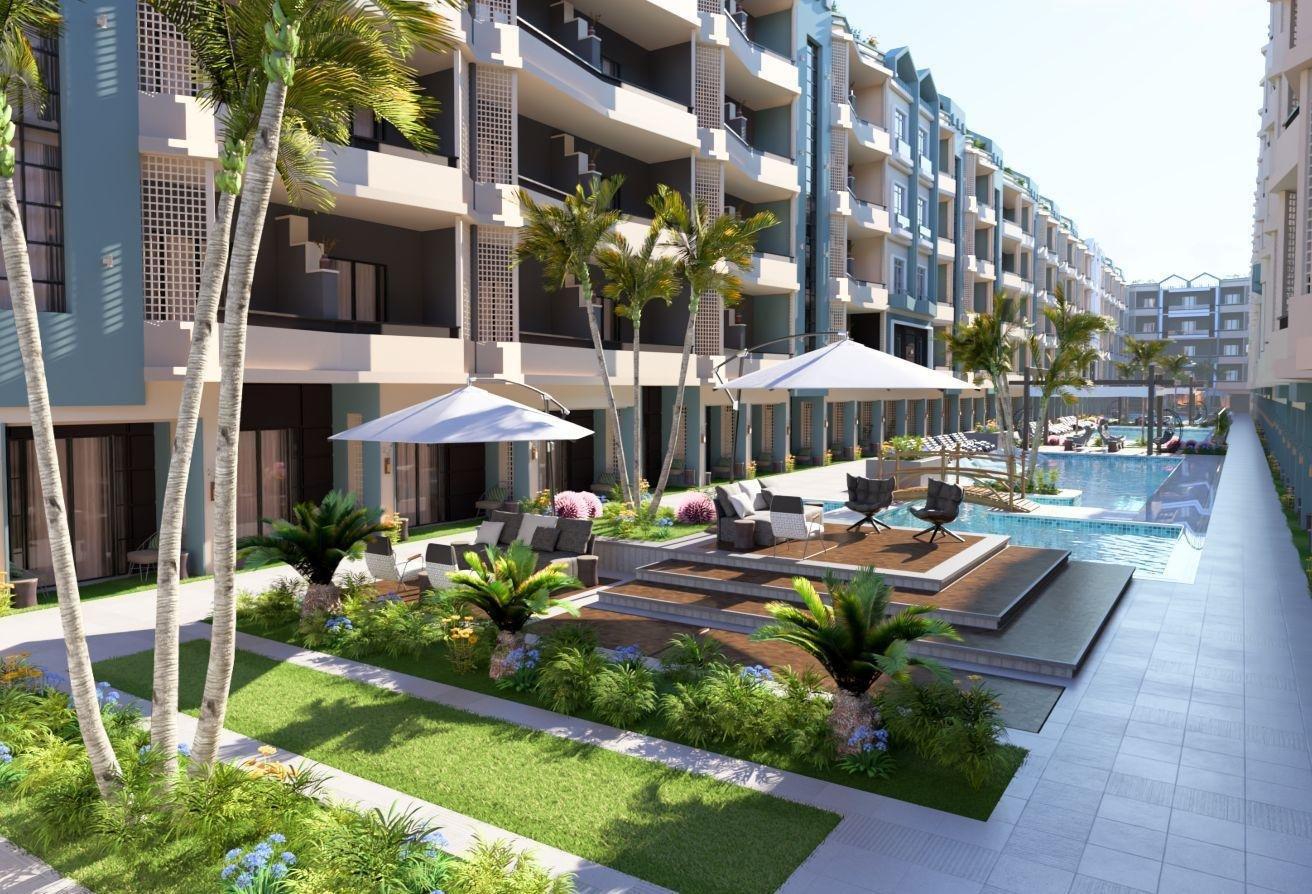 Photo 8 of Top-Floor 66 m² 1-Bedroom Apartment with Pool View in Hurghada Heights, Hurghada