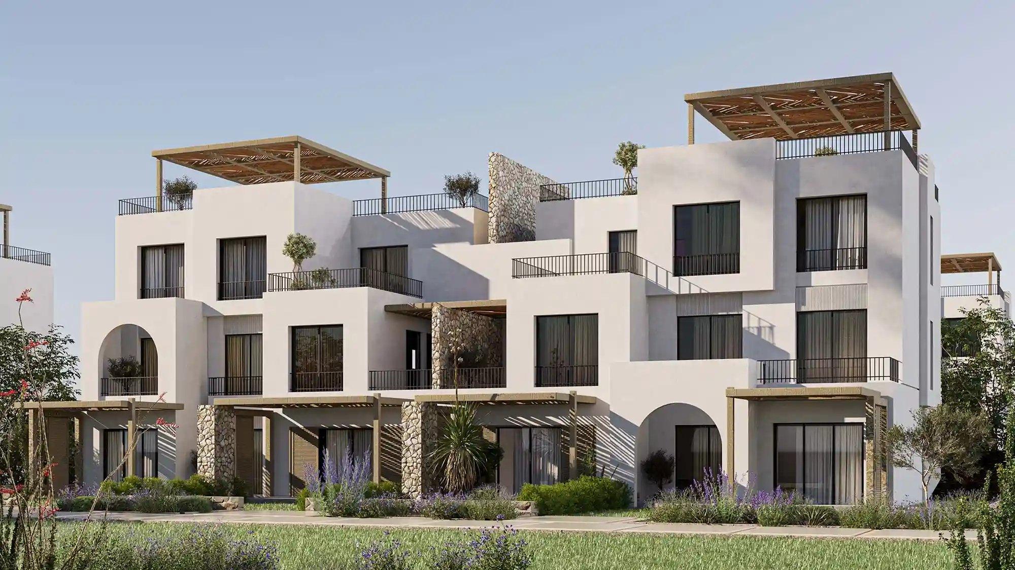 Photo 2 of 142 m² Hexa Homes Corner Duplex with 165 m² Garden in Marina Gate, Almaza Bay Ras Soma