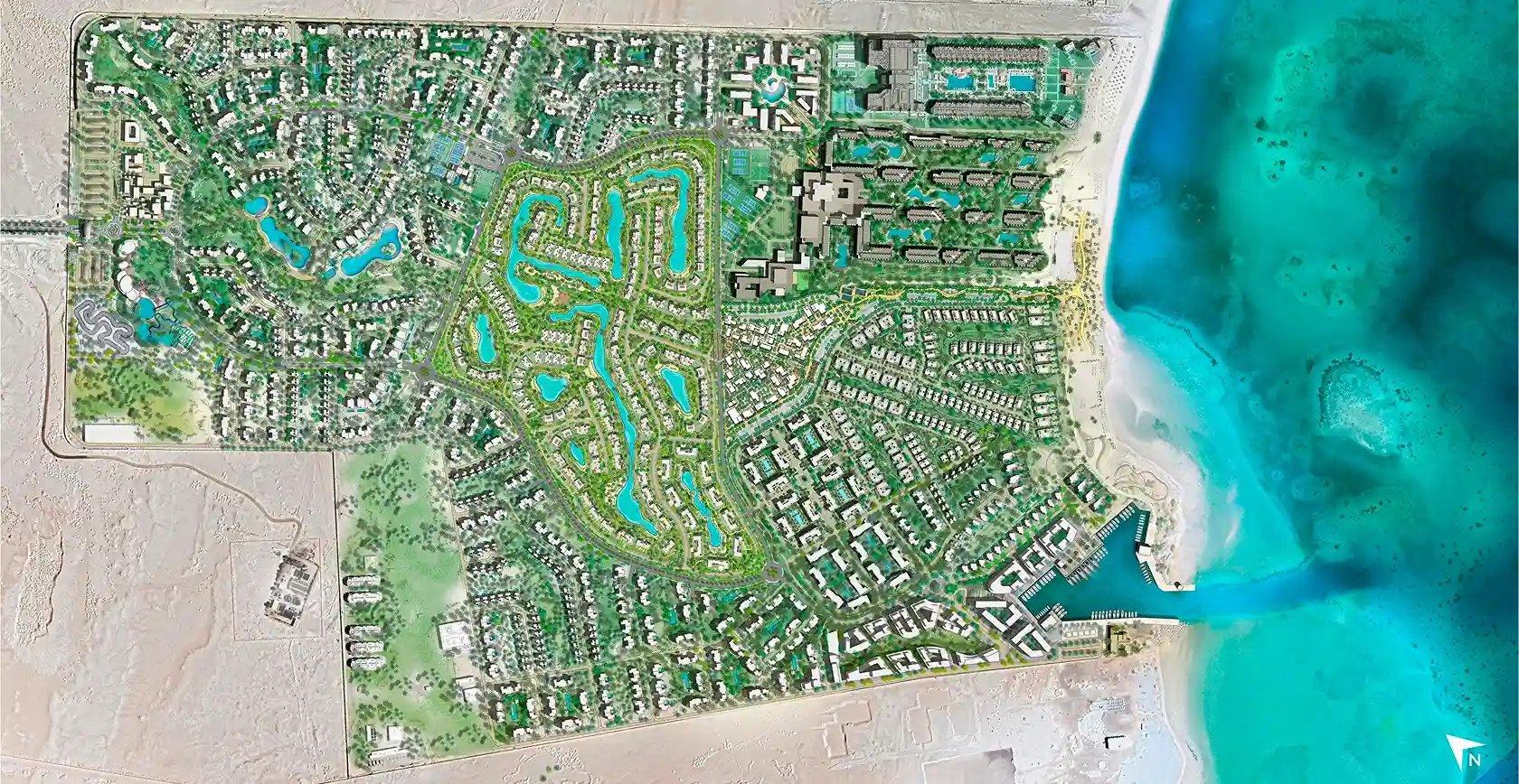 Photo 14 of 198 m² One-Story Villa on 558 m² Plot in Marina Gate, Almaza Bay Ras Soma, Safaga
