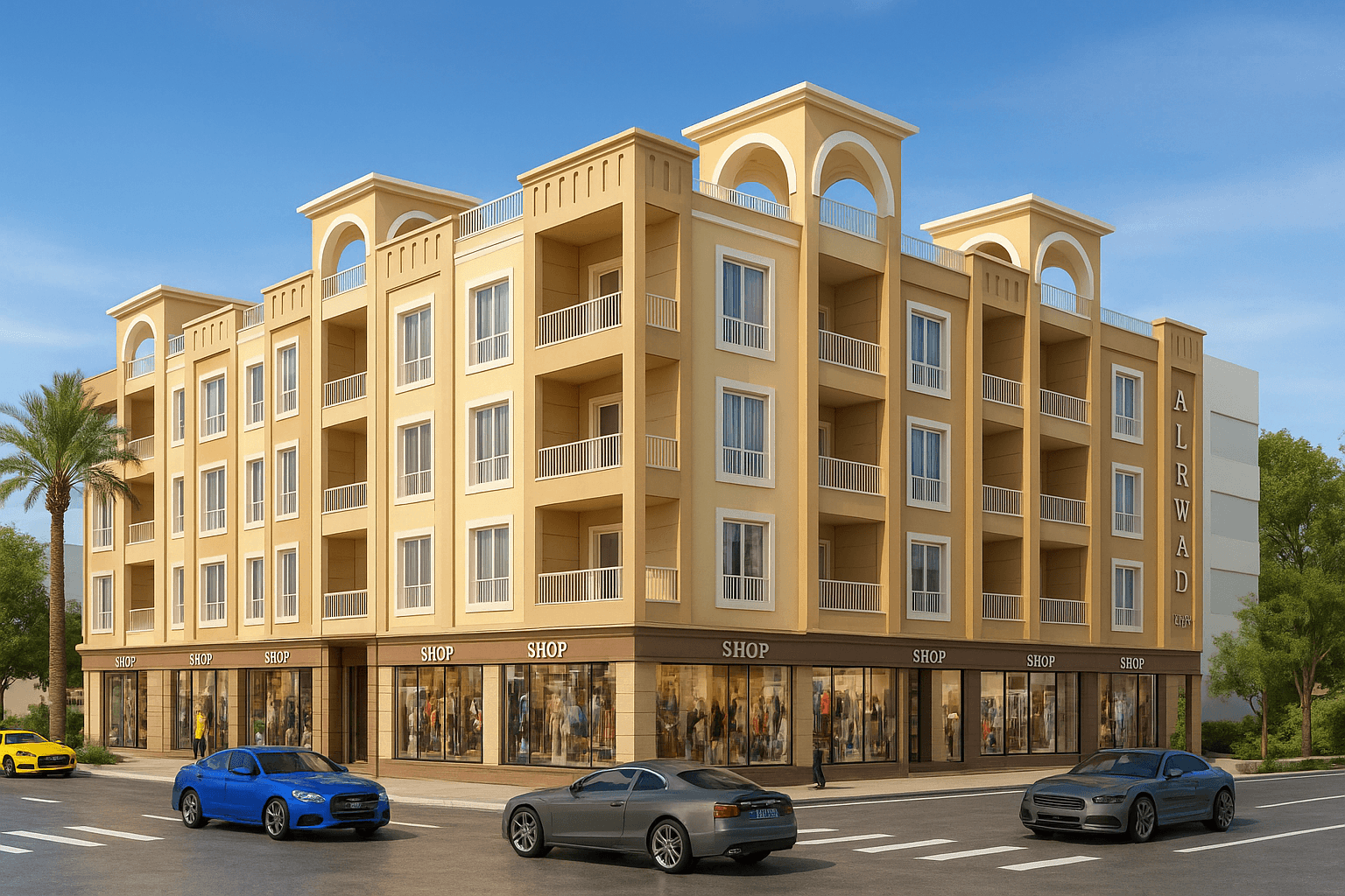 Photo 3 of Own Prime Commercial Shop in the Al Rowad Palace, Intercontinental District, Hurghada