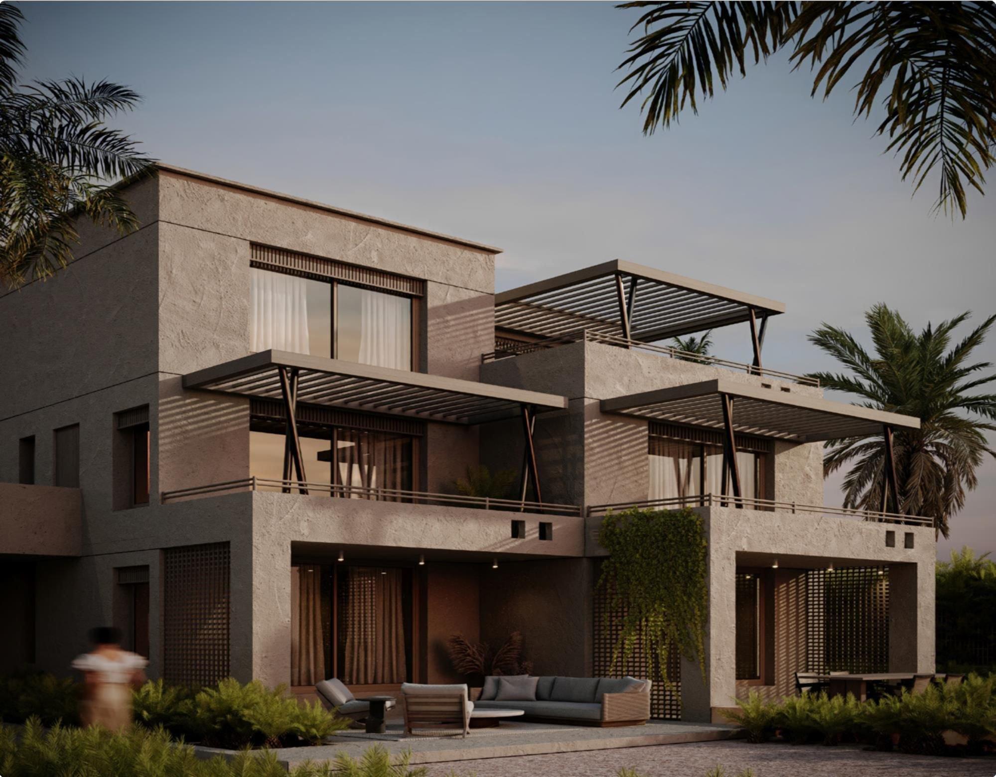 Photo 7 of 74 m² 1-Bedroom Second-Floor Chalet in Golf Town Marina Edition, Soma Bay