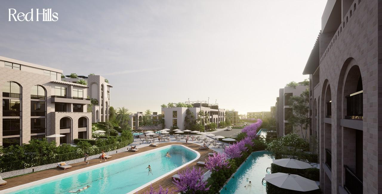 Photo 4 of 120 m² 2-Bedroom Apartment, First Floor, Landscape View, Terra, Red Hills Sahl Hasheesh