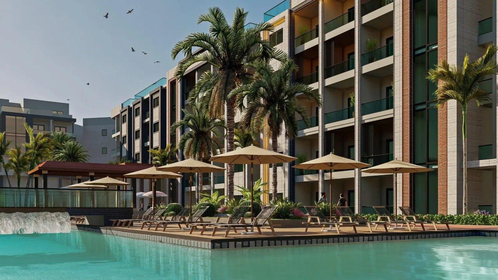 Photo 7 of 54 m² Studio with Street View, Soave Residence, Hurghada