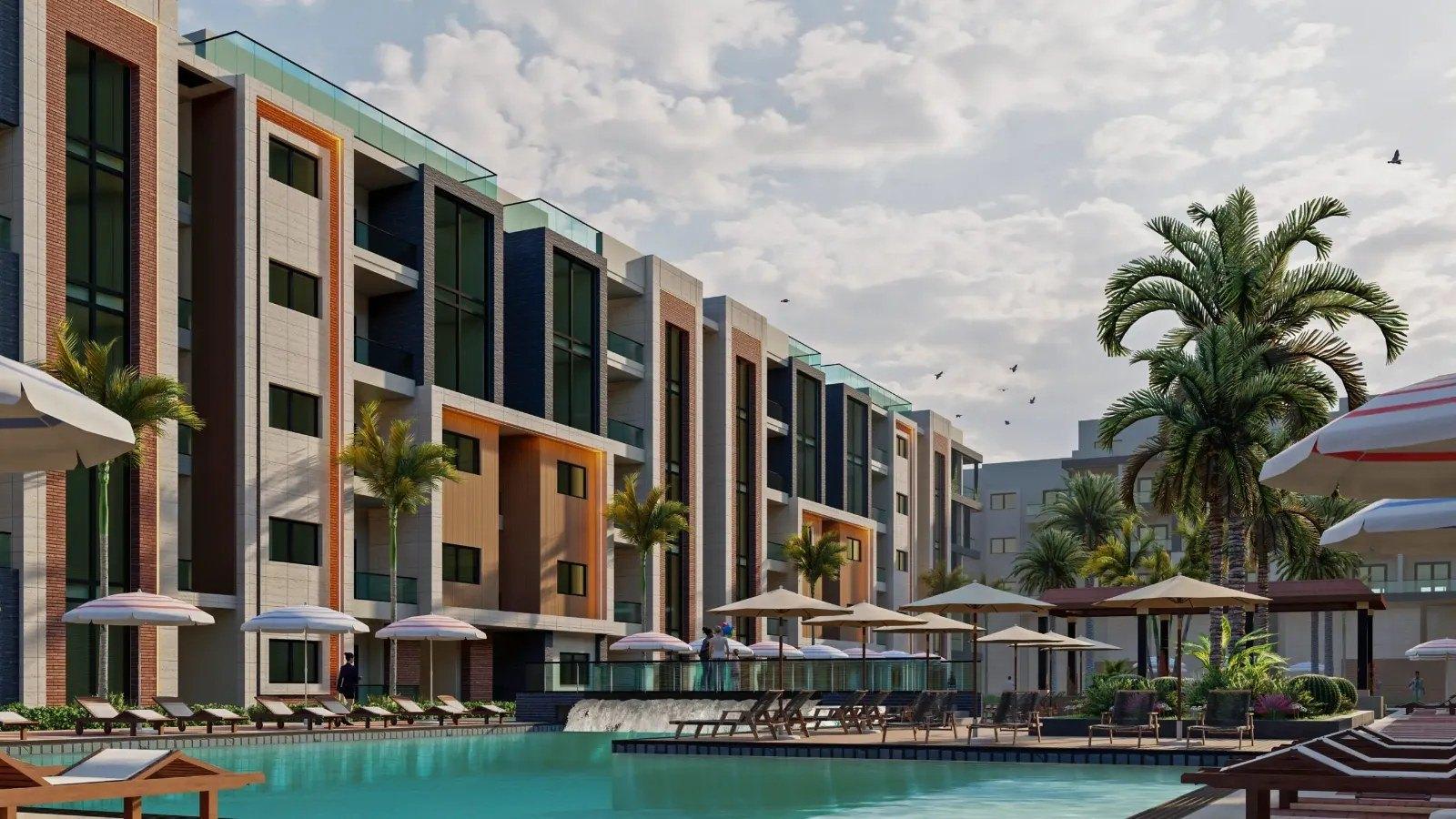 Photo 5 of 105 m² Top-Floor 2-Bedroom Apartment with Street View, Soave Residence, Hurghada