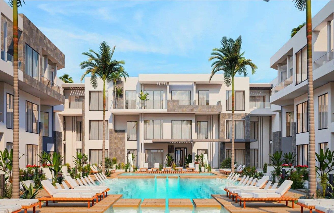 Photo 7 of 86 m² 1-Bedroom Apartment with Pool & Sea View, La Vista Magawish, Hurghada
