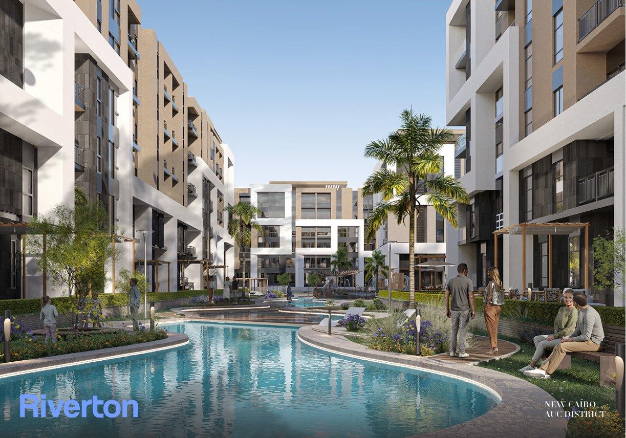 Foto 7 di 55 m² 1-Bedroom Apartment with 24 m² Garden in Riverton, New Cairo
