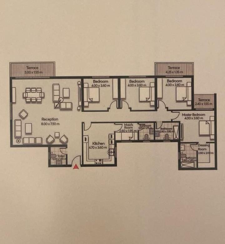 Photo 4 of Amazing Four-Bedroom  Apartment in the Marville  New Zayed- Al Marasem,Giza Governorate