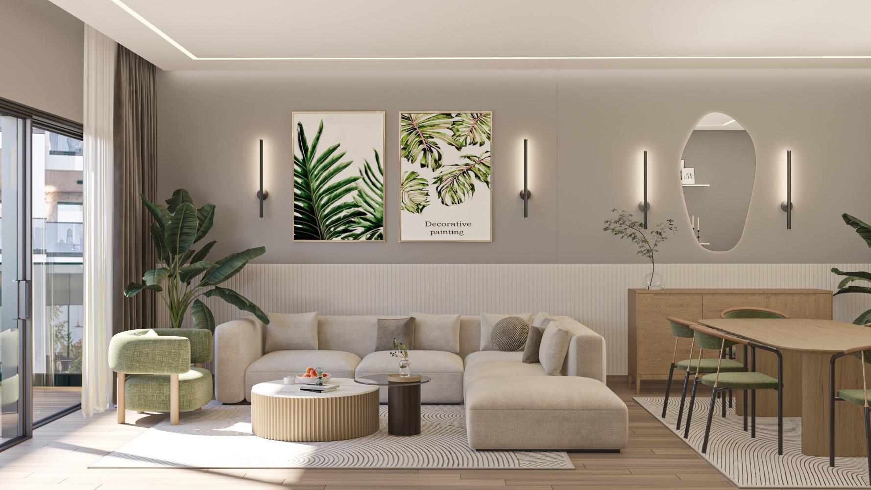 Photo 5 of Premium 140 Sqm 3-Bedroom Ground Floor Apartment with 75 Sqm Garden & Pool Access in ONE7 Residence