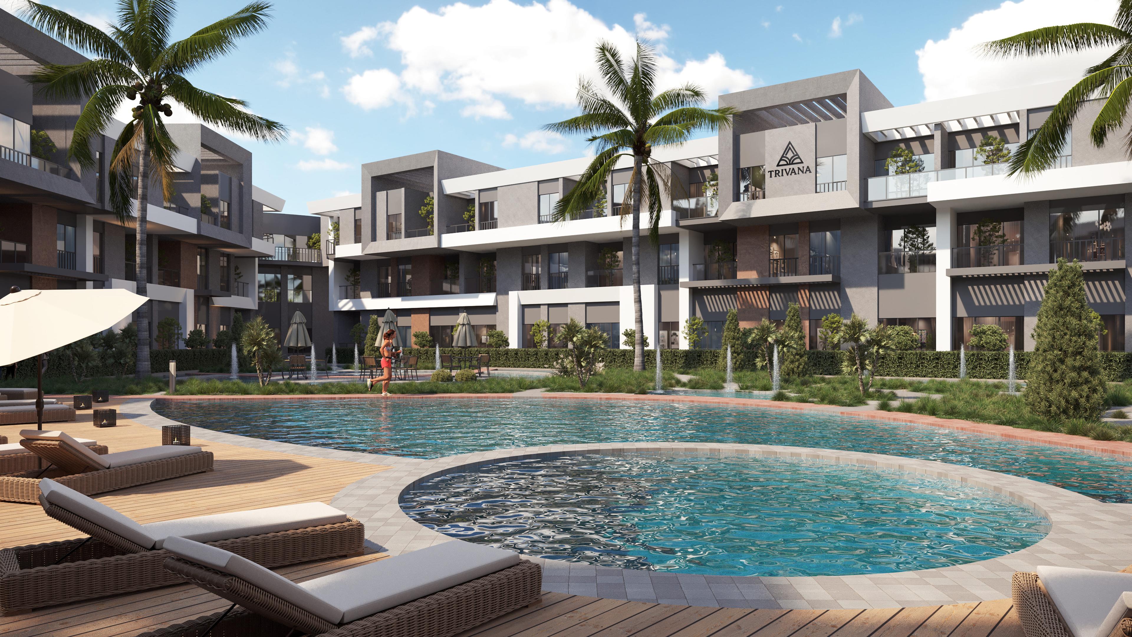 Photo 6 of 3-Bedroom Apartment in Trivana Resort, Magawish, Hurghada