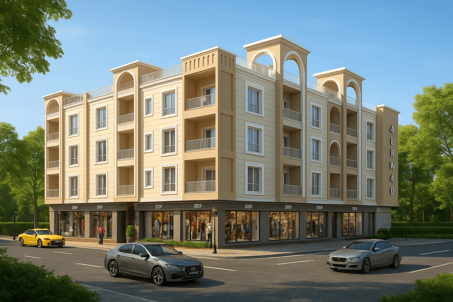Own Prime Two-Bedroom Apartment in the Al Rowad Palace, Intercontinental District, Hurghada