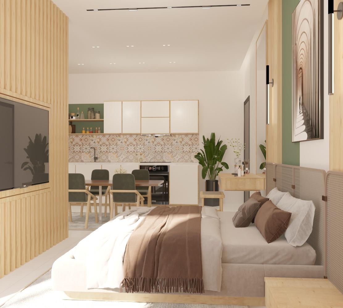 Luxury 83 Sqm 1-Bedroom Ground Floor Apartment with 27 Sqm Private Garden in ONE7 Residence – Installments up to 6 Years