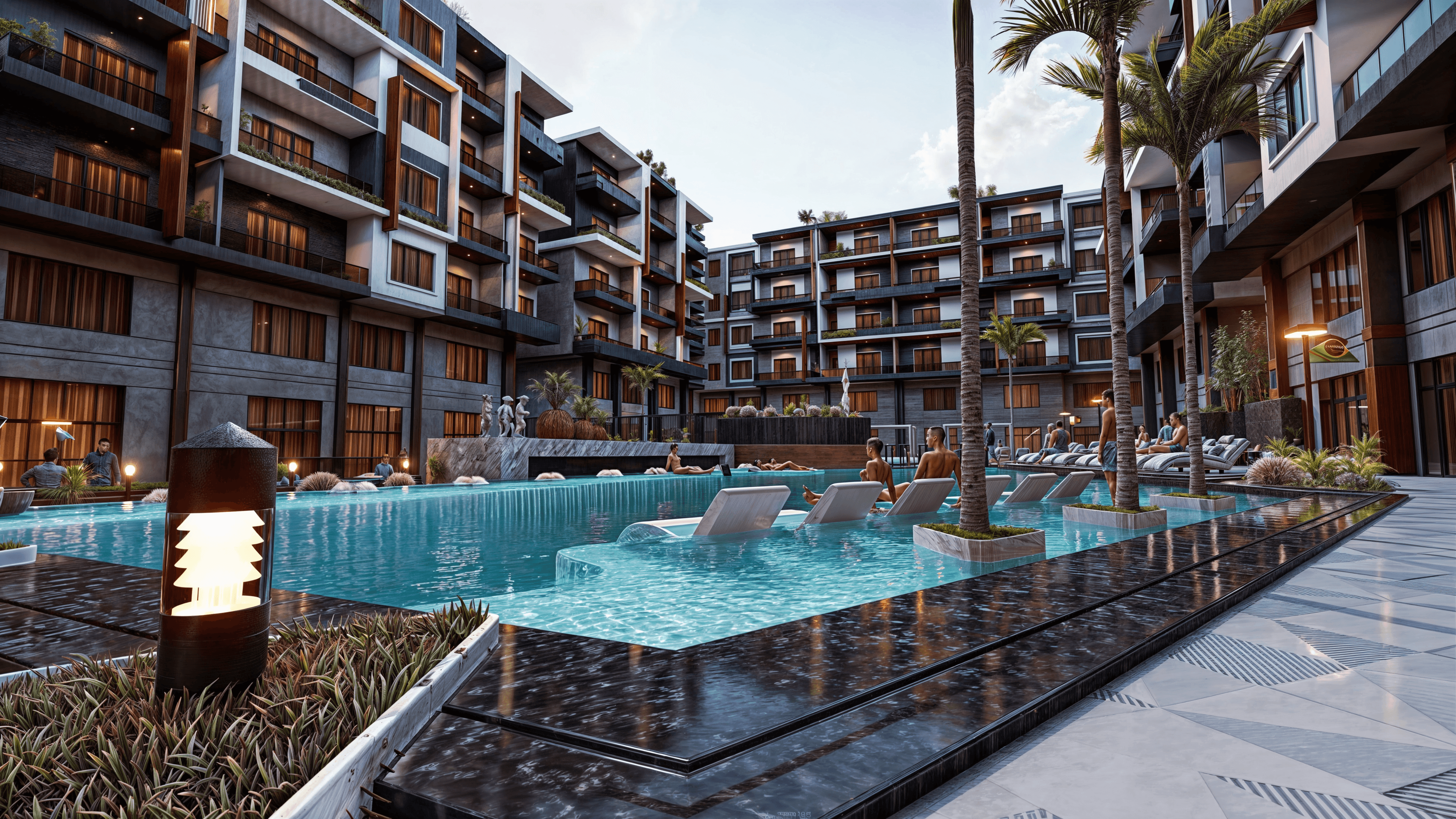Spacious Three-Bedroom Apartment in the ICONIC Resort, El Hadaba, Hurghada, Red Sea