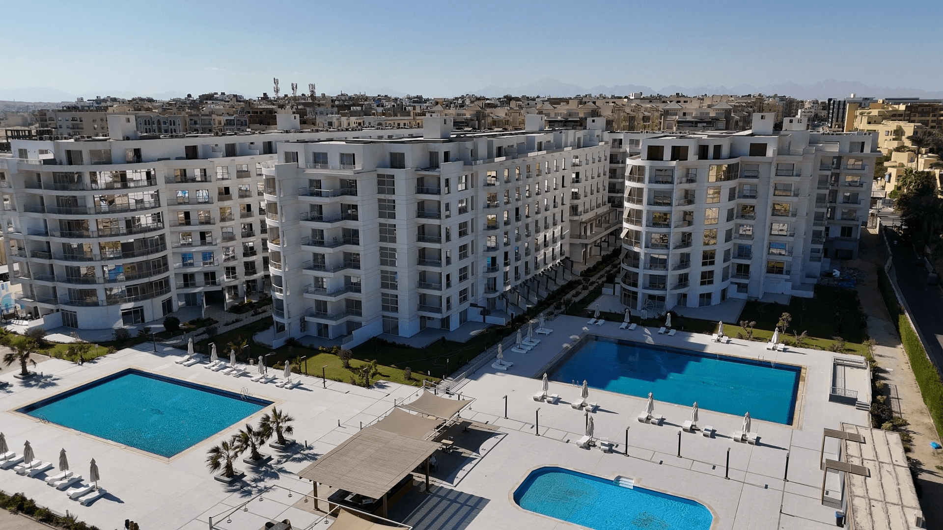 Wonderful Sea View One-Bedroom Apartment in the Scandic Resort Hurghada