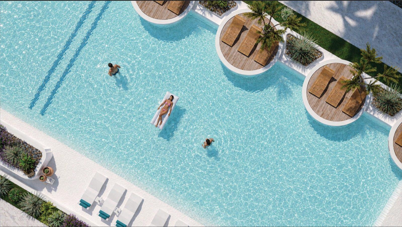 Pool-Level One-Bedroom Apartment with Pool & Sea View | 76 m² | Athena Beach Resort, Al Ahyaa, Hurghada