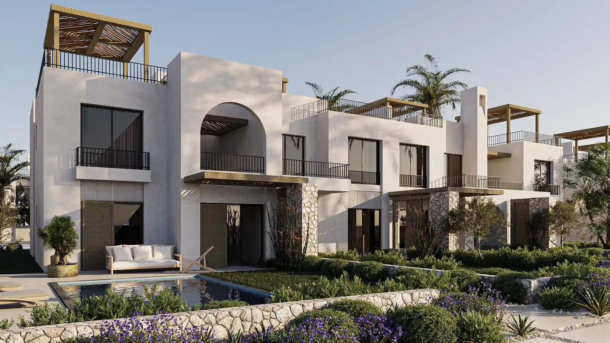 148 m² Middle Townhouse with Roof Terrace in Marina Gate, Almaza Bay Ras Soma, Safaga