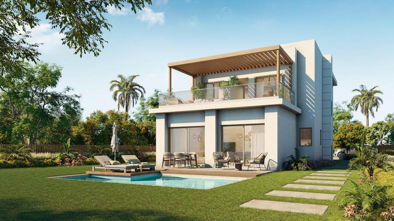 فيلا مستقلة 160 م² (نموذج Villa D) في ماكادينا، خليج مكادي، الغردقة