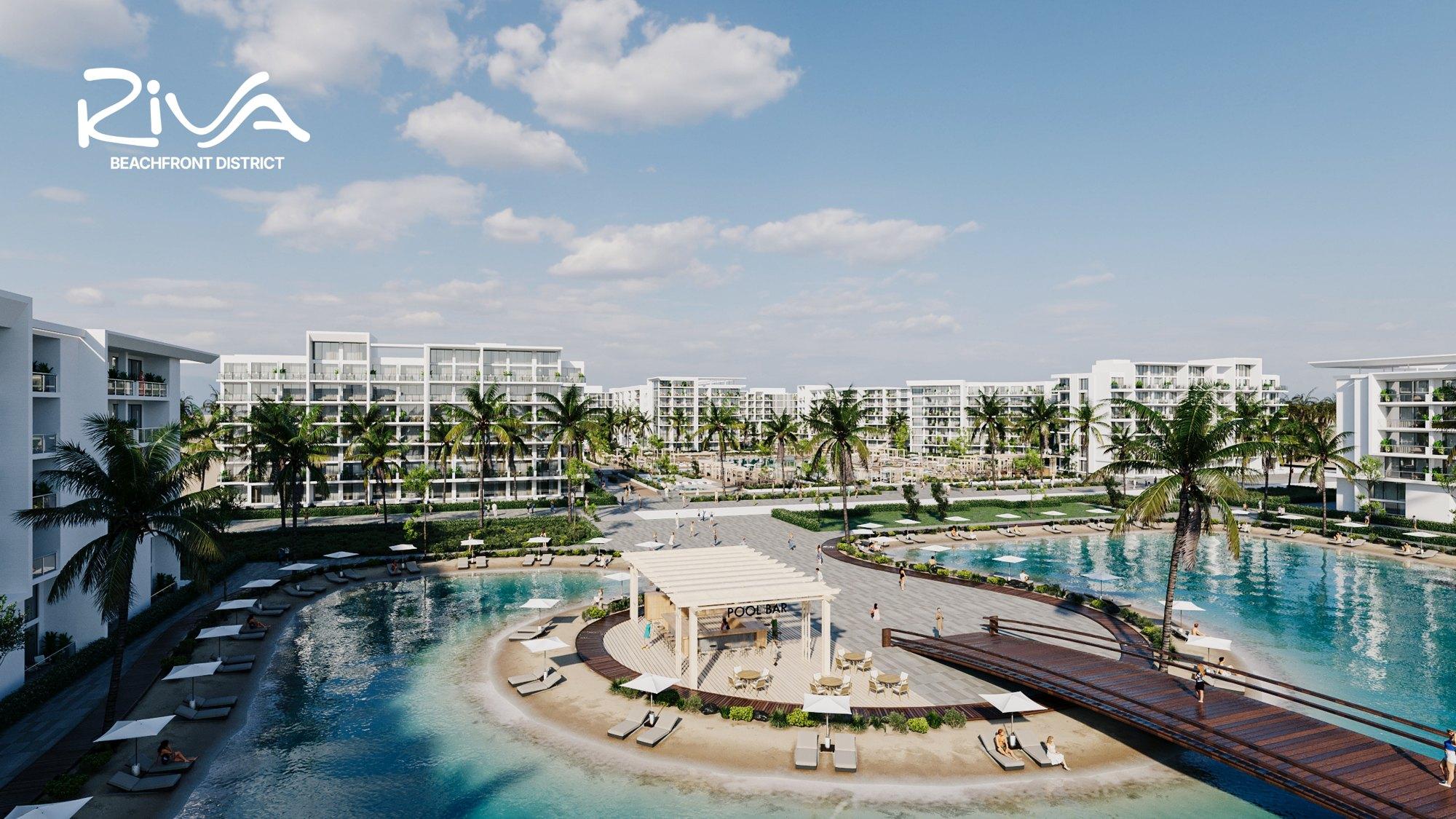 1-Zimmer-Apartment am Strand ab 60 m² im Riva Beachfront District, Hurghada