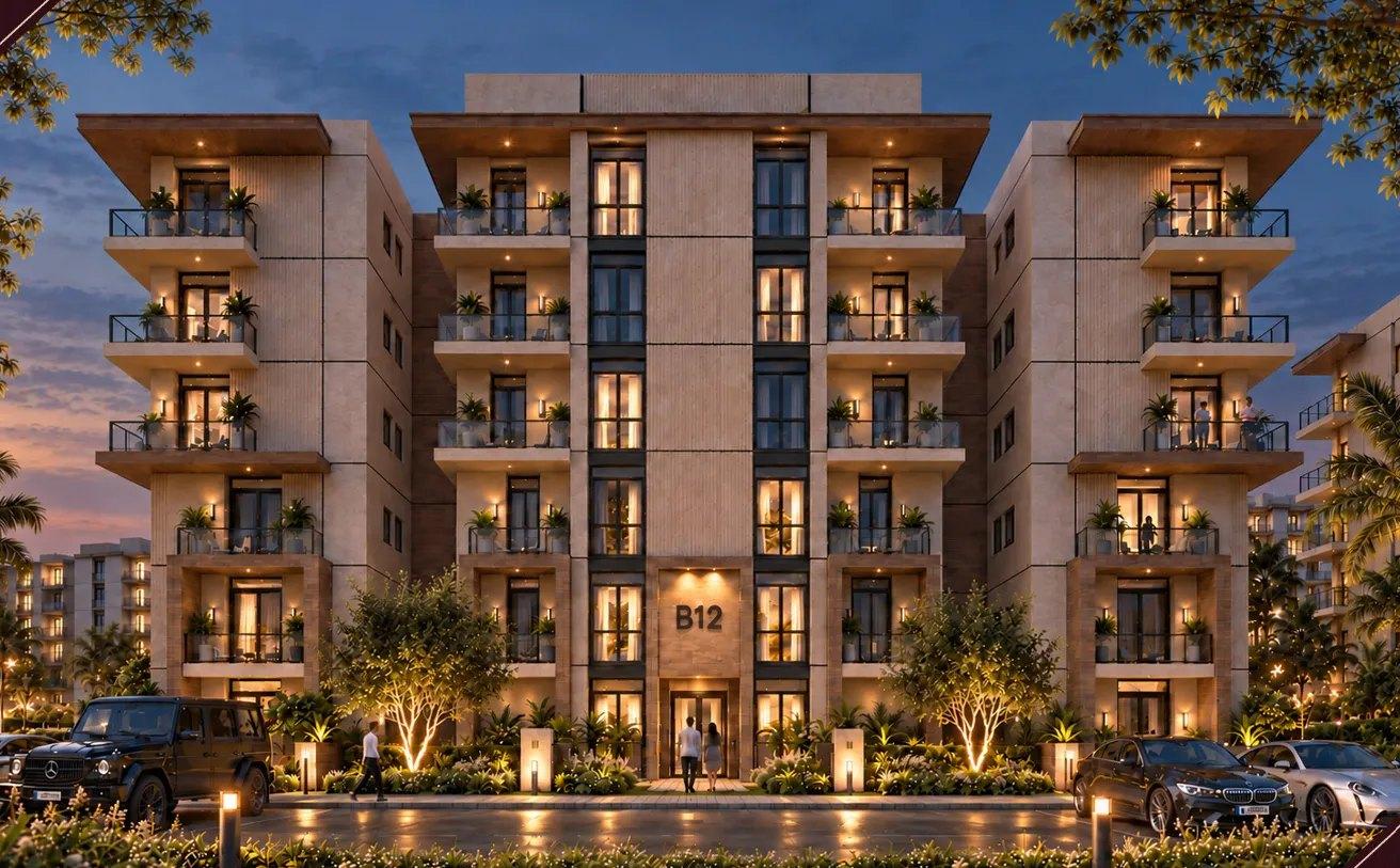 133 m² 3-Bedroom Apartment in Etaje, Taj City, New Cairo