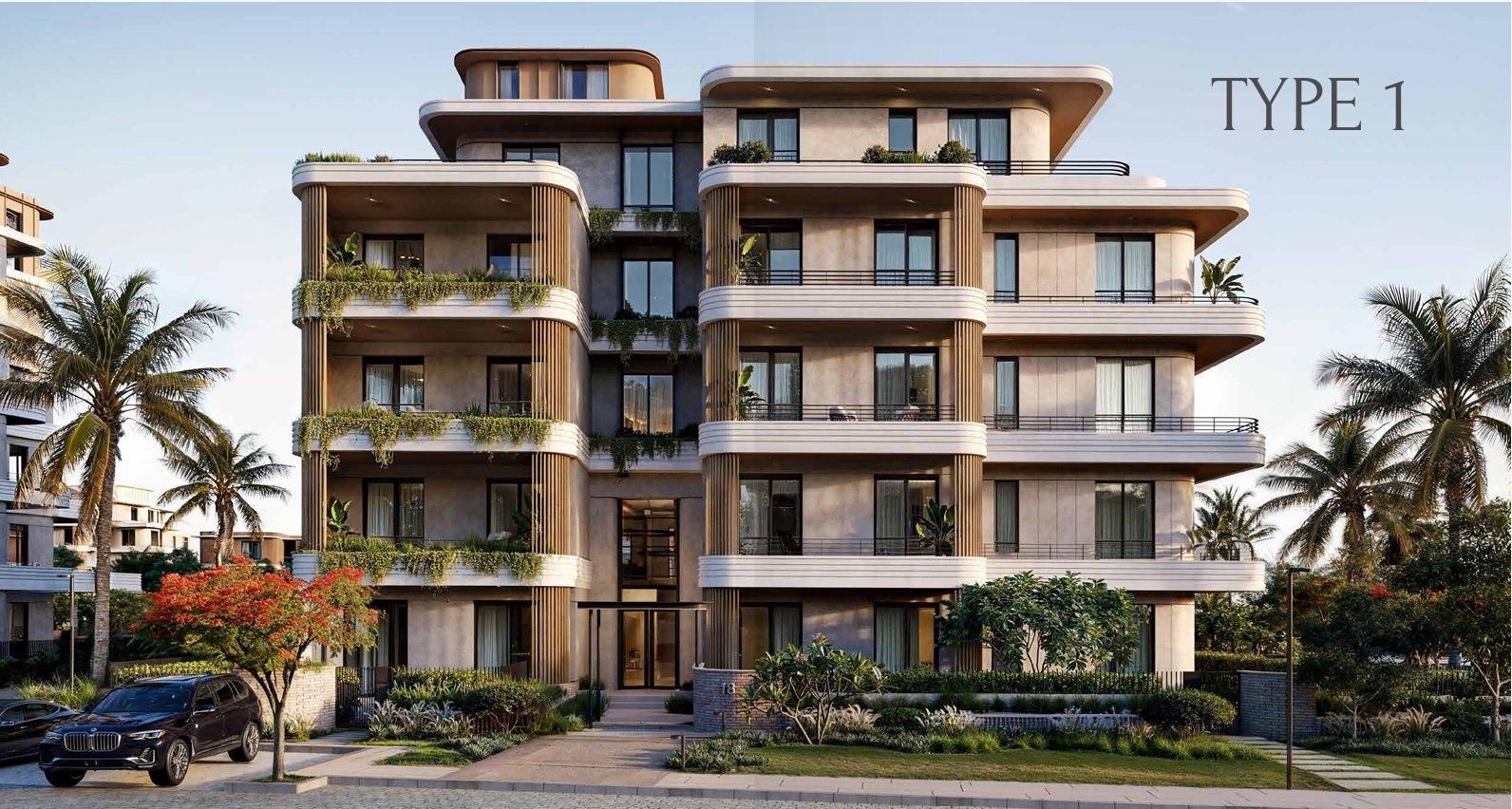 144 m² 2-Bedroom Apartment in Crescent Walk South, New Cairo