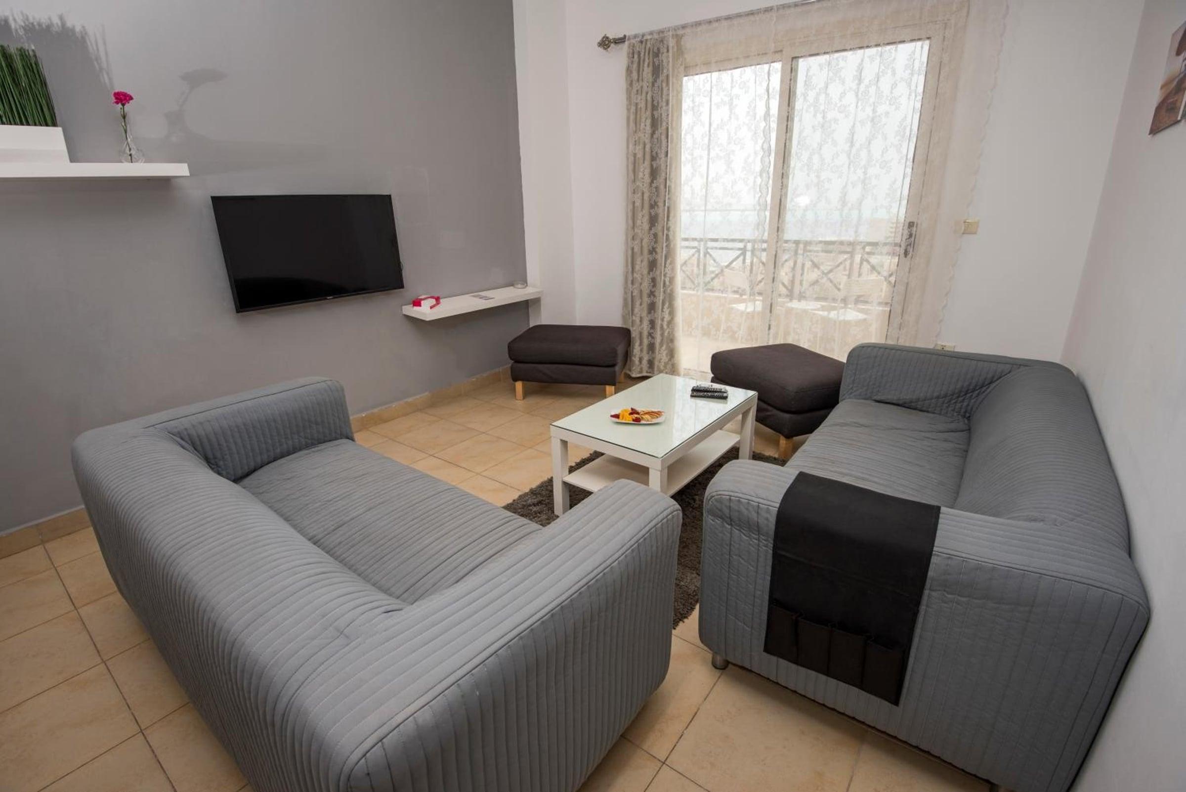 1-Bedroom Sea-View Unit (Unit 2), Lilly Apartments, Al Hadaba, Hurghada