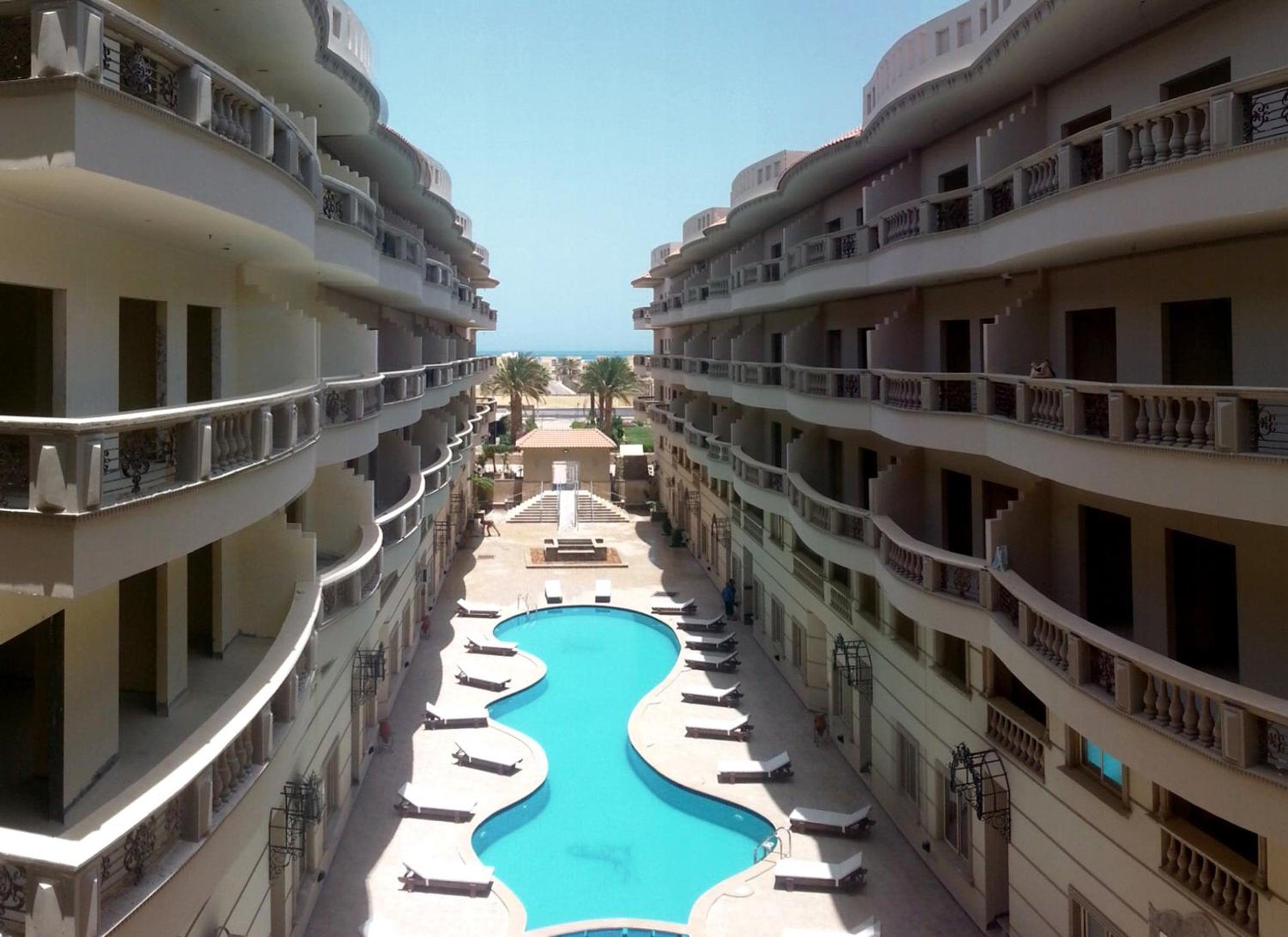 Three-Bedroom Apartment for Six at Nour Plaza, Hurghada