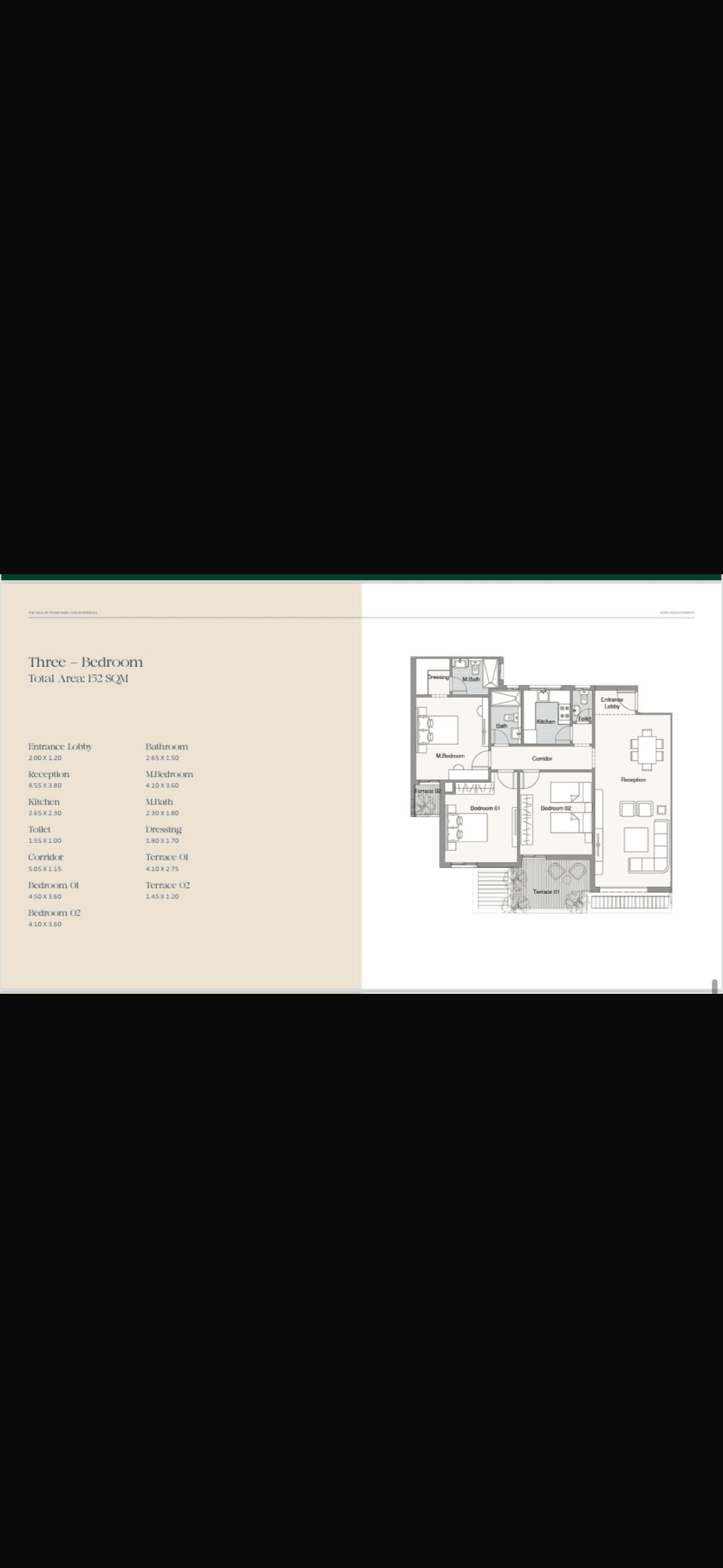 3-Bedroom Apartment in Stone Park, New Cairo