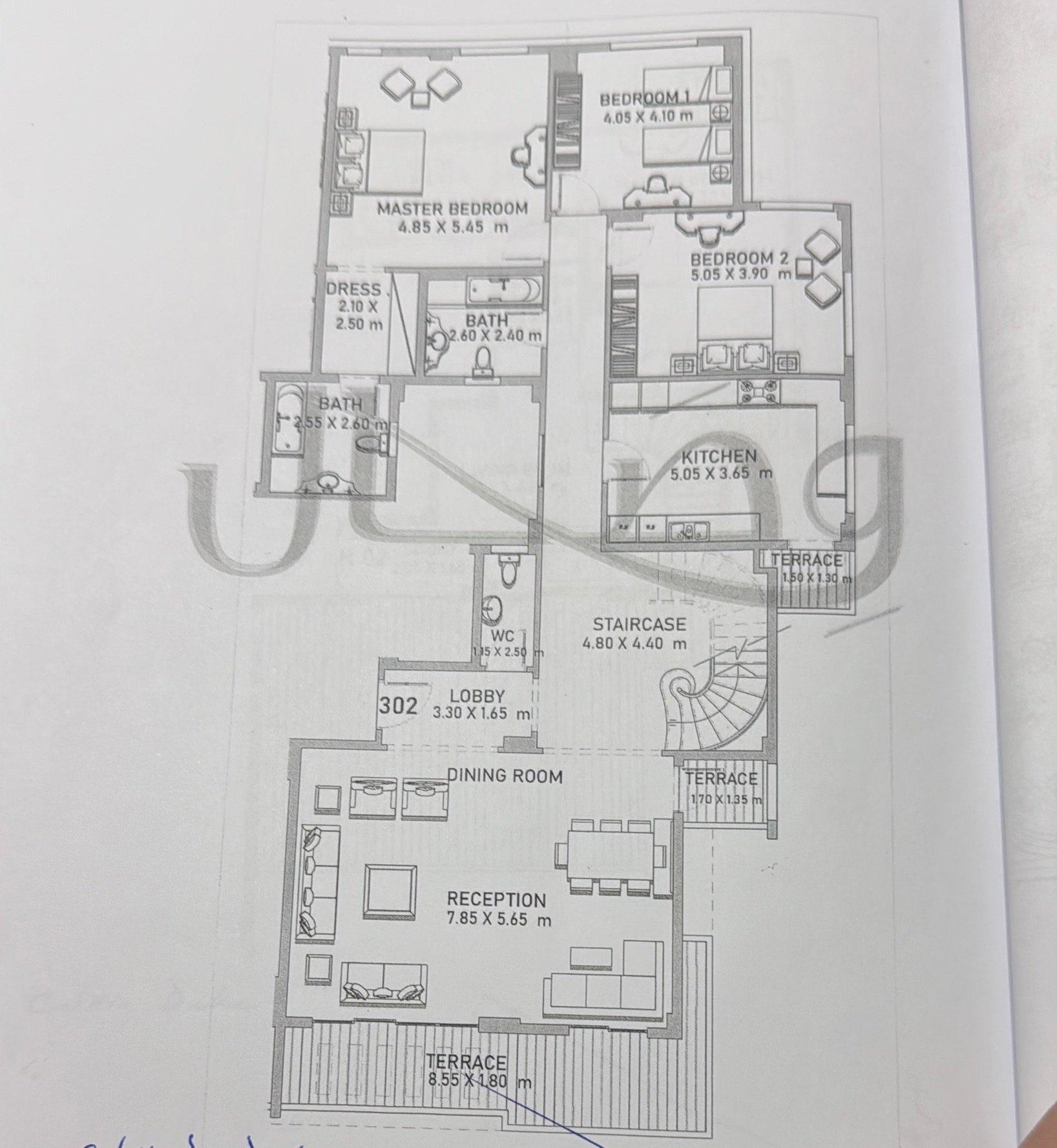 Foto 19 de Dúplex de 420 m² con 4 dormitorios y terrazas en venta en Wesal Views, El Shorouk
