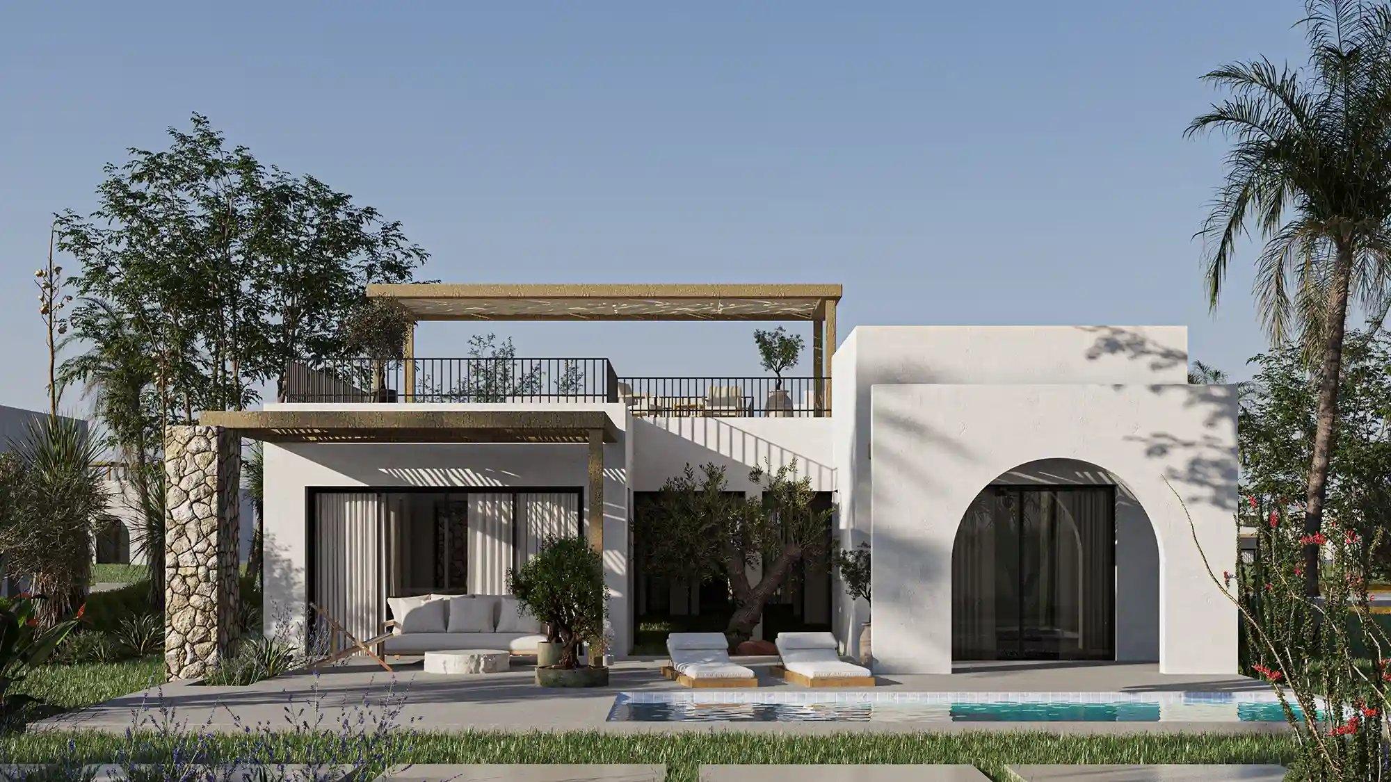Photo 3 of 198 m² One-Story Villa on 648 m² Plot in Marina Gate, Almaza Bay Ras Soma, Safaga
