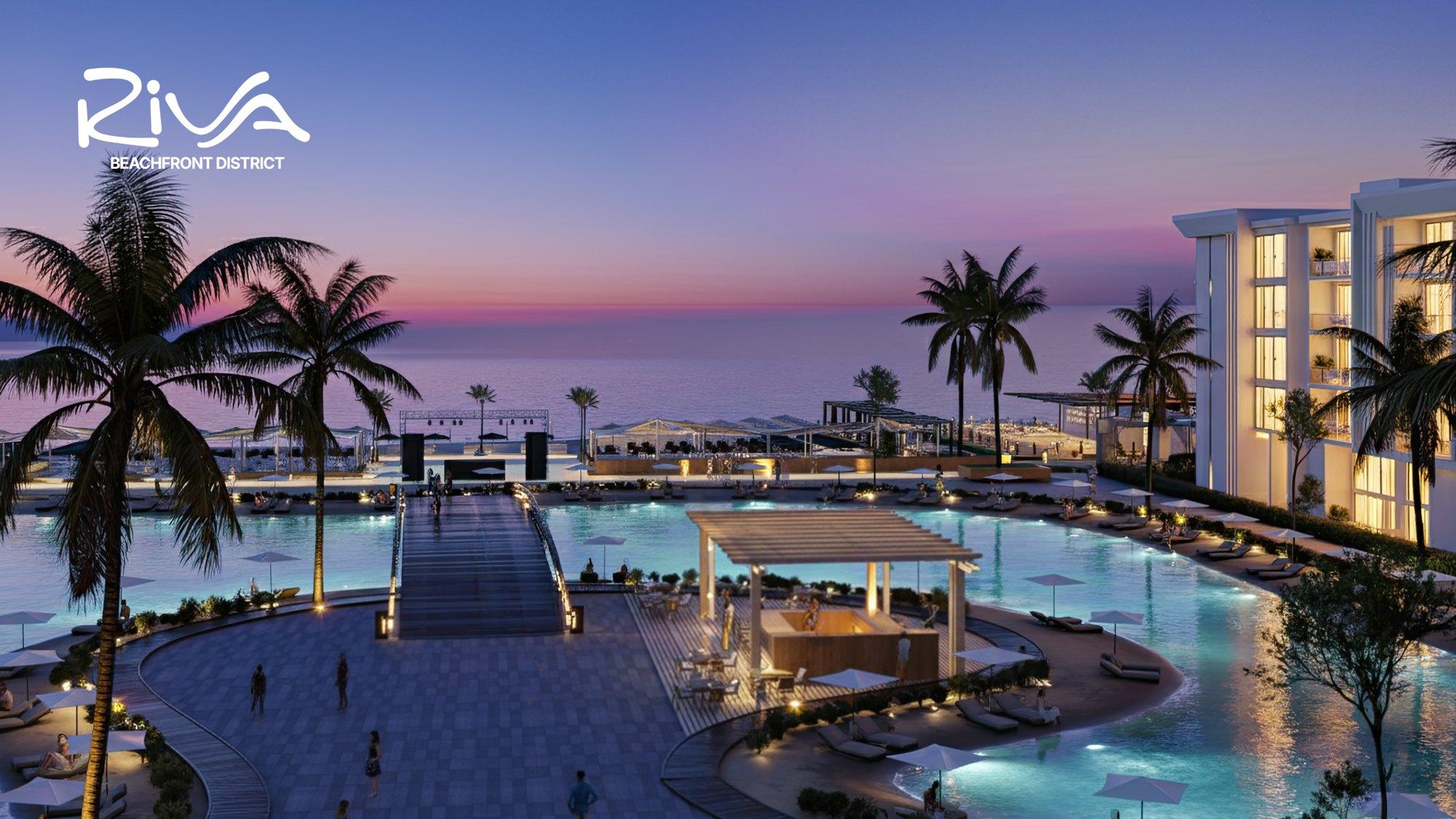 Foto 10 von 1-Zimmer-Apartment am Strand ab 60 m² im Riva Beachfront District, Hurghada