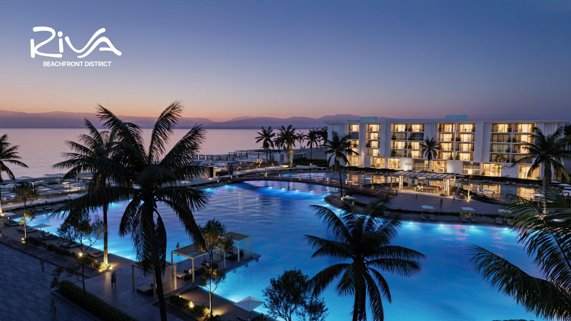 Foto 9 von 125 m² Strandapartment mit 2 Schlafzimmern im Riva Beachfront District, Hurghada