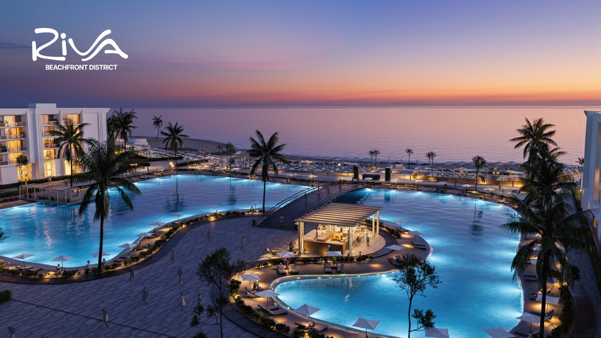 Foto 11 von 125 m² Strandapartment mit 2 Schlafzimmern im Riva Beachfront District, Hurghada
